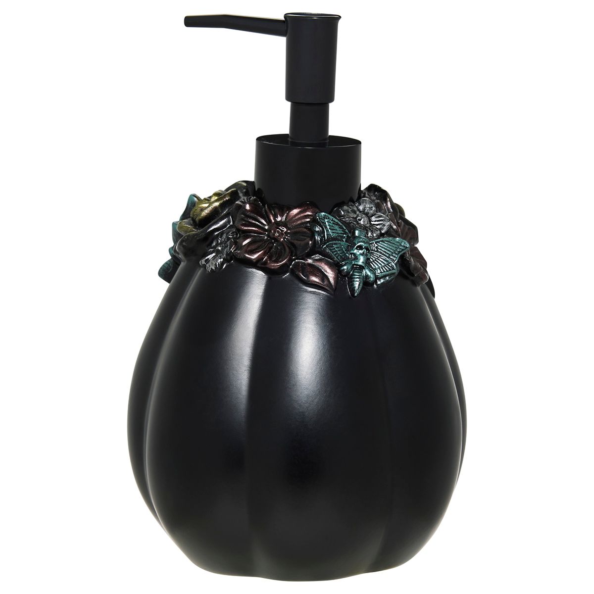 Decorative Black Pumpkin Soap Dispenser BLACK / MULTI