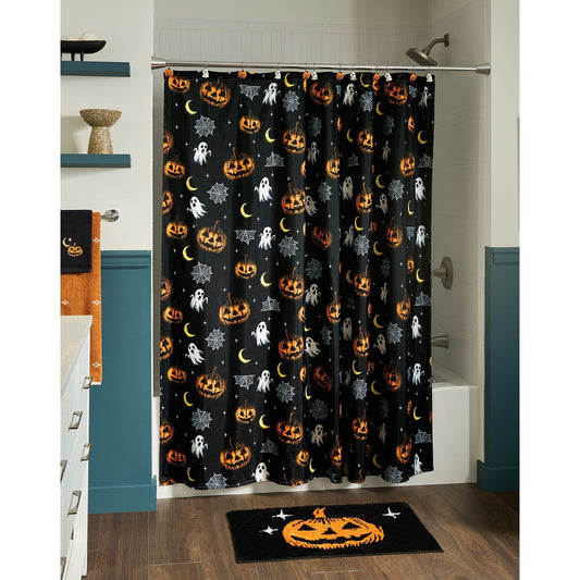 Pumpkin Shower Curtain MULTI-COLOR