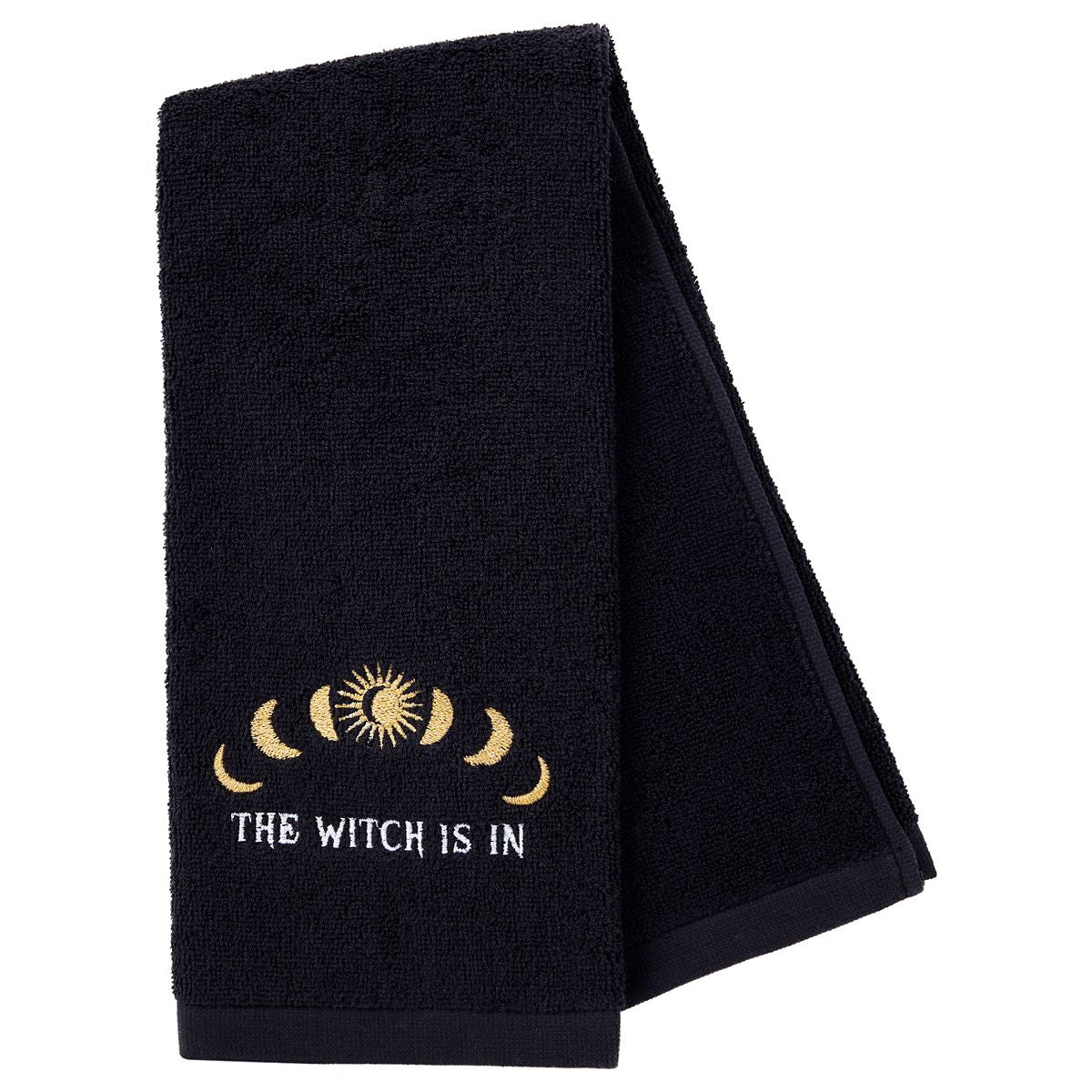 Celestial Witch Hand Towel BLACK/GOLD