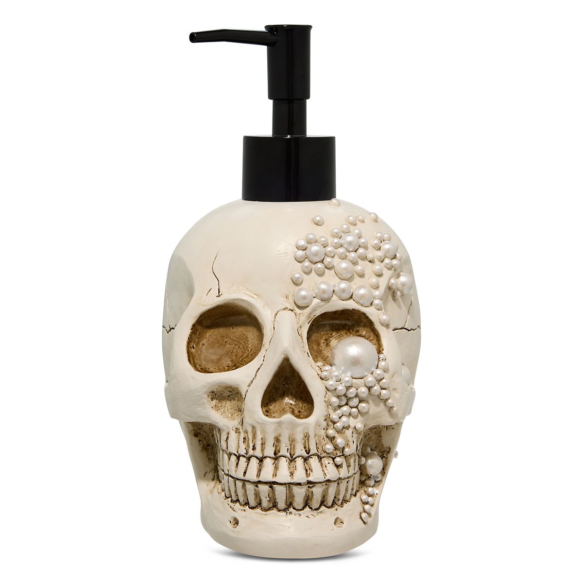 Skull Pearl-Effect Soap Dispenser PEARL