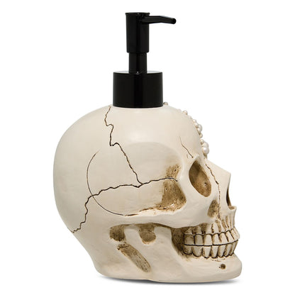 Skull Pearl-Effect Soap Dispenser PEARL