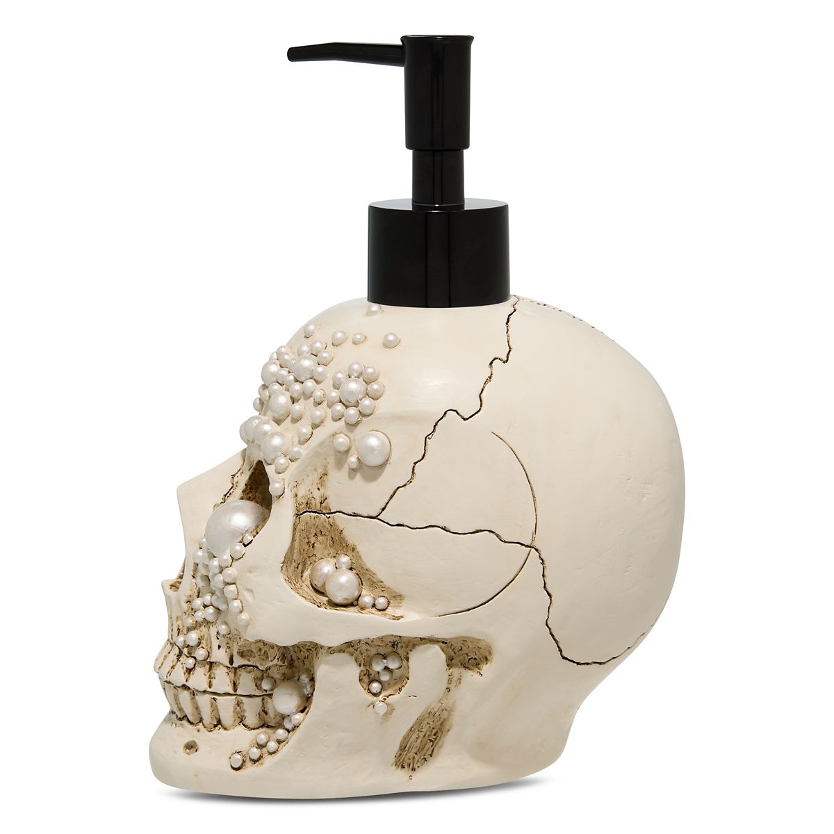 Skull Pearl-Effect Soap Dispenser PEARL