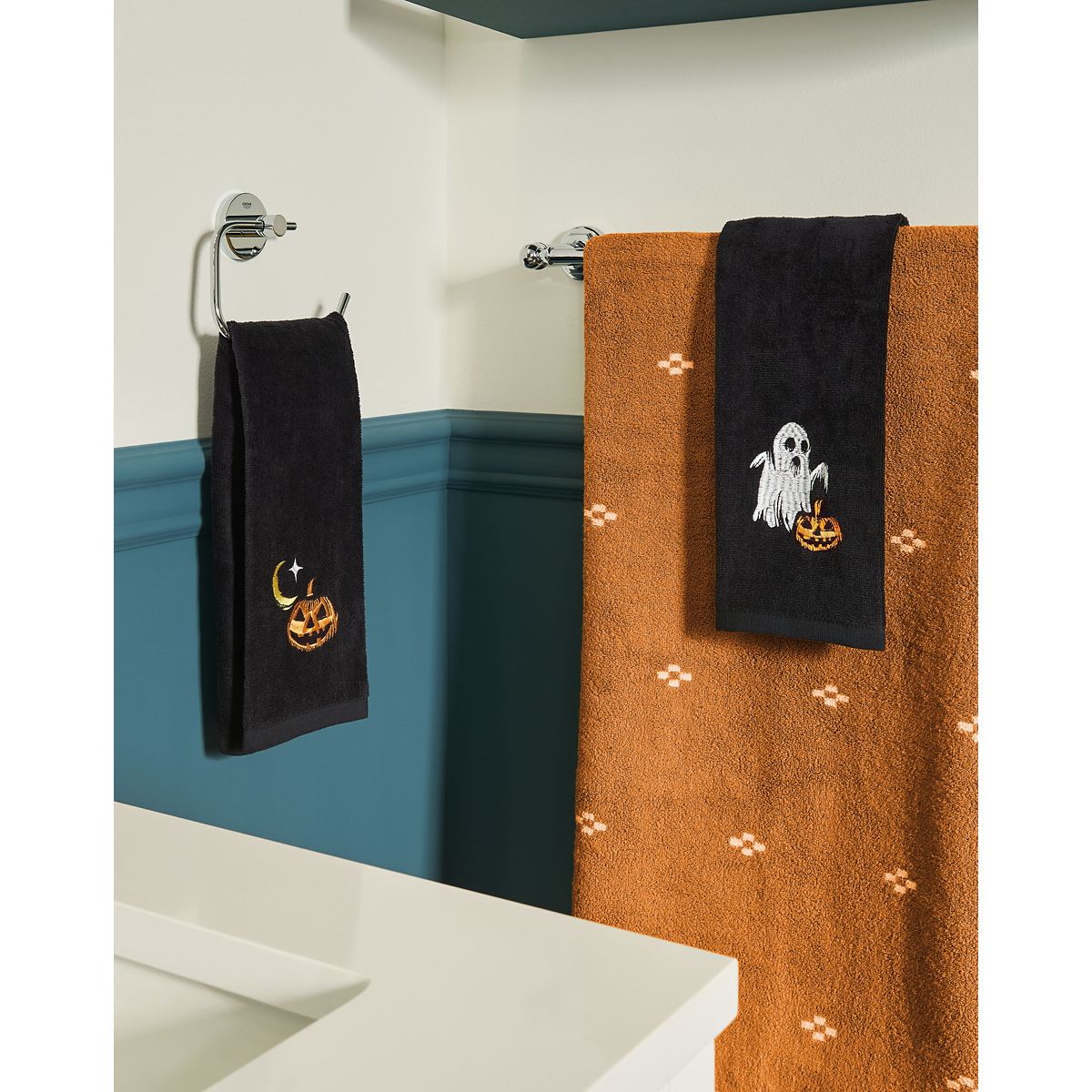 Pumpkin Hand Towel MULTI-COLOR