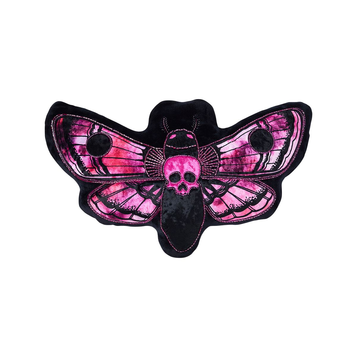 Pink Moth Comfy Curiosity Plush BLACK AND PINK