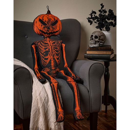 Gourdie Bones Comfy Curiosity BLACK AND ORANGE