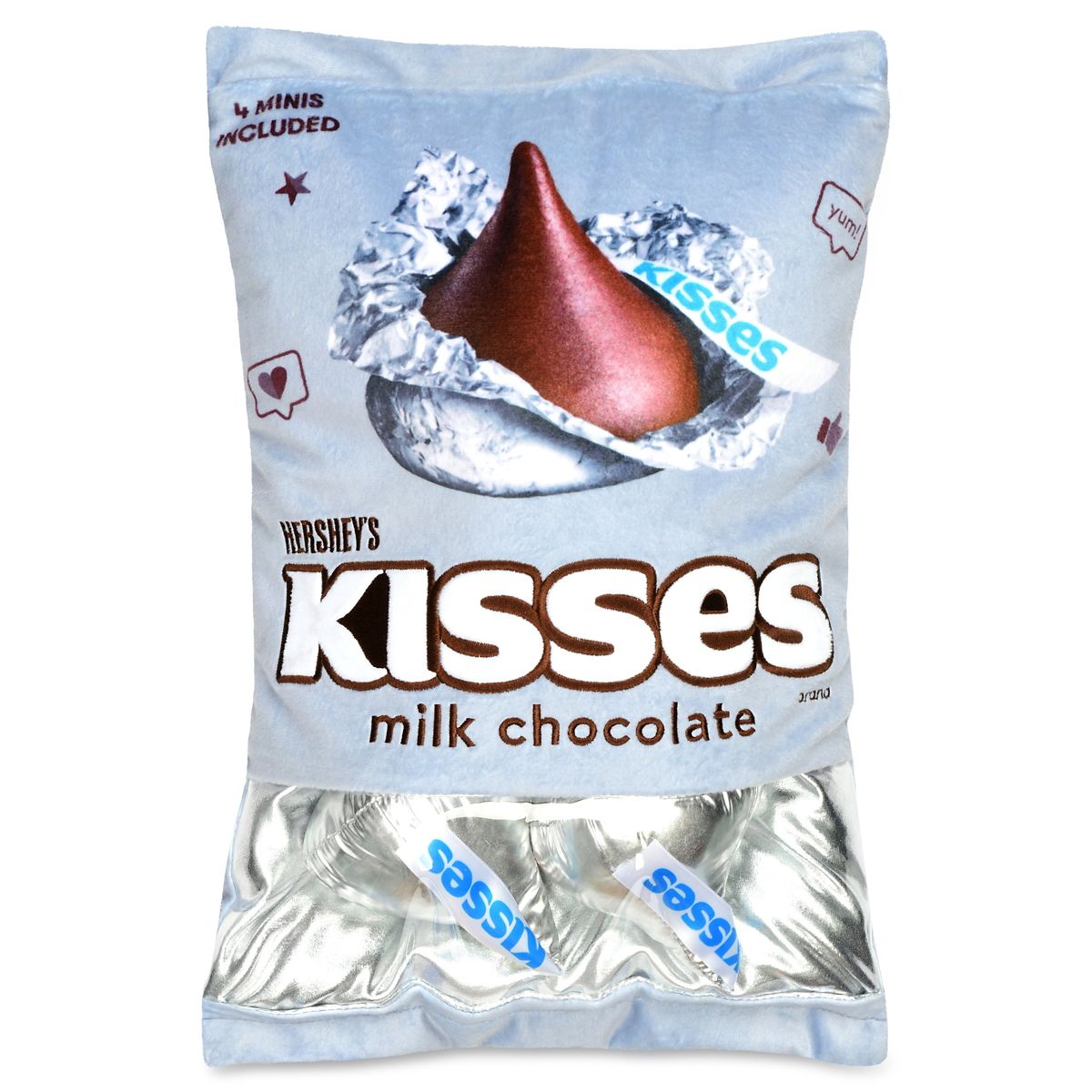 Hershey Kisses Mini Pillow Set SILVER