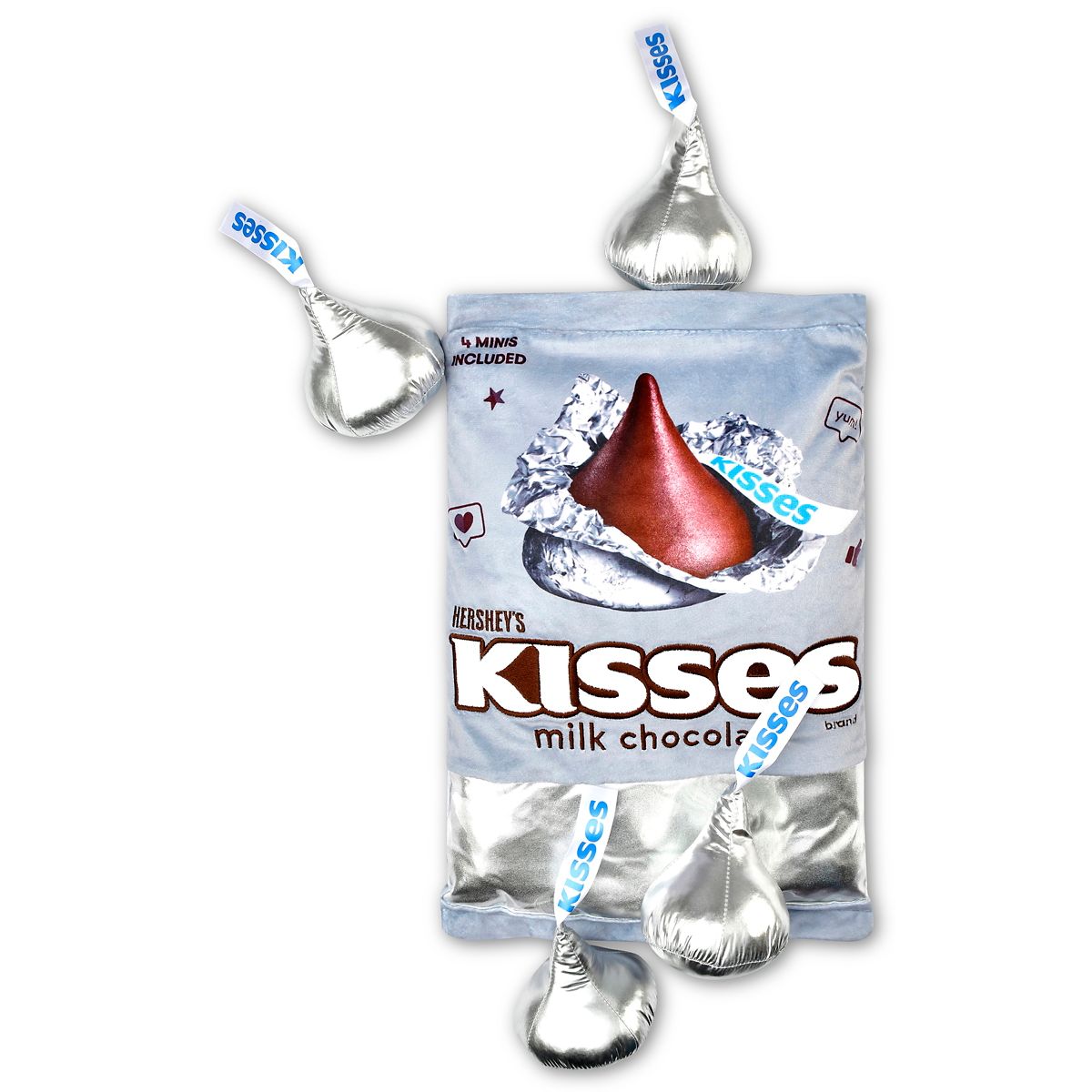 Hershey Kisses Mini Pillow Set SILVER