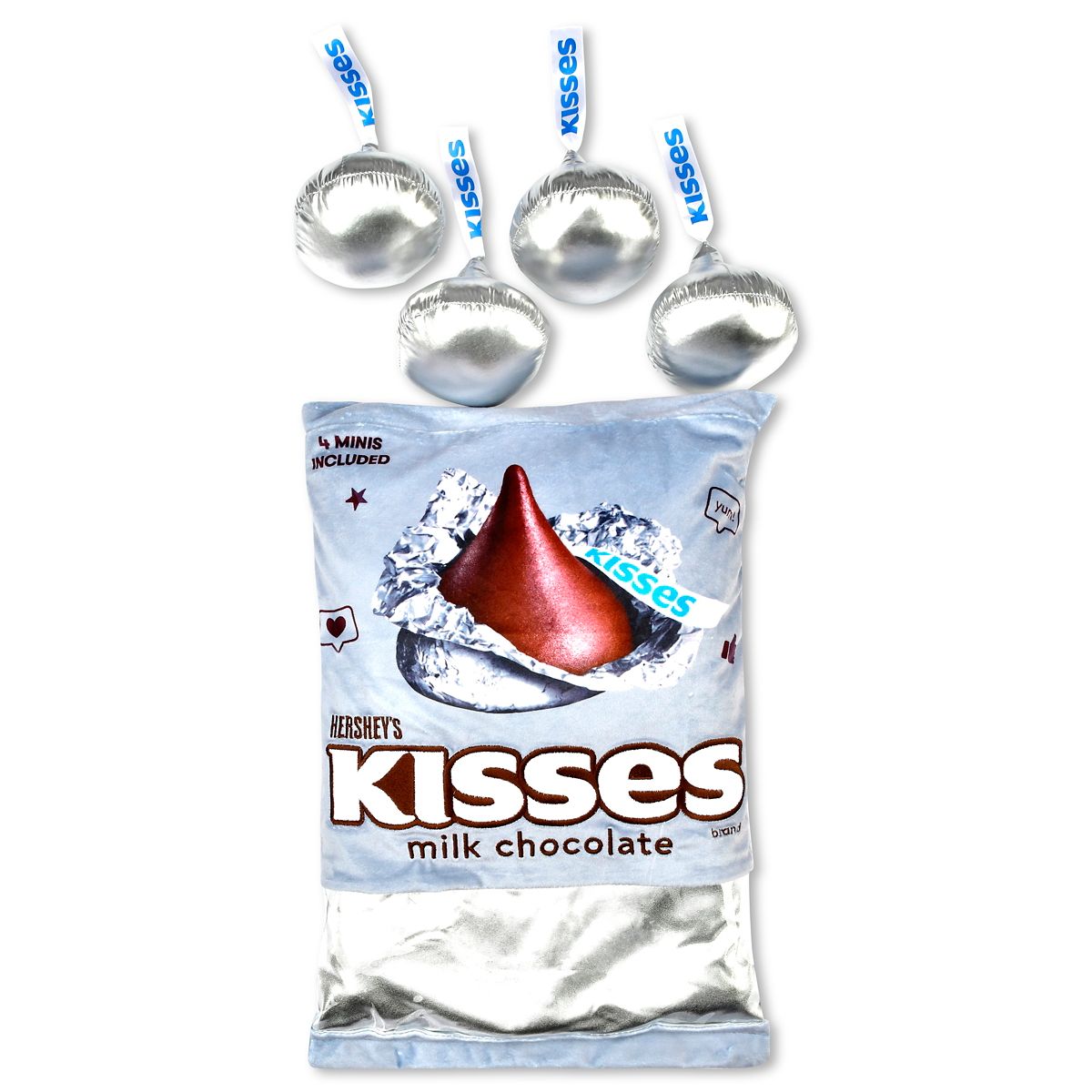 Hershey Kisses Mini Pillow Set SILVER