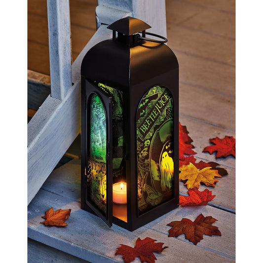Beetlejuice Sandworm Lantern BLACK AND GREEN