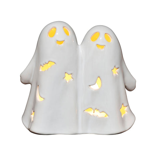 Ghost Duo Candle Holder WHITE