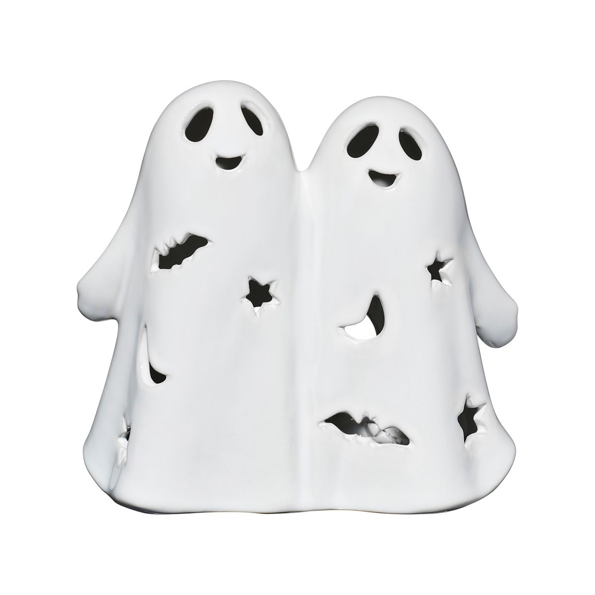Ghost Duo Candle Holder WHITE
