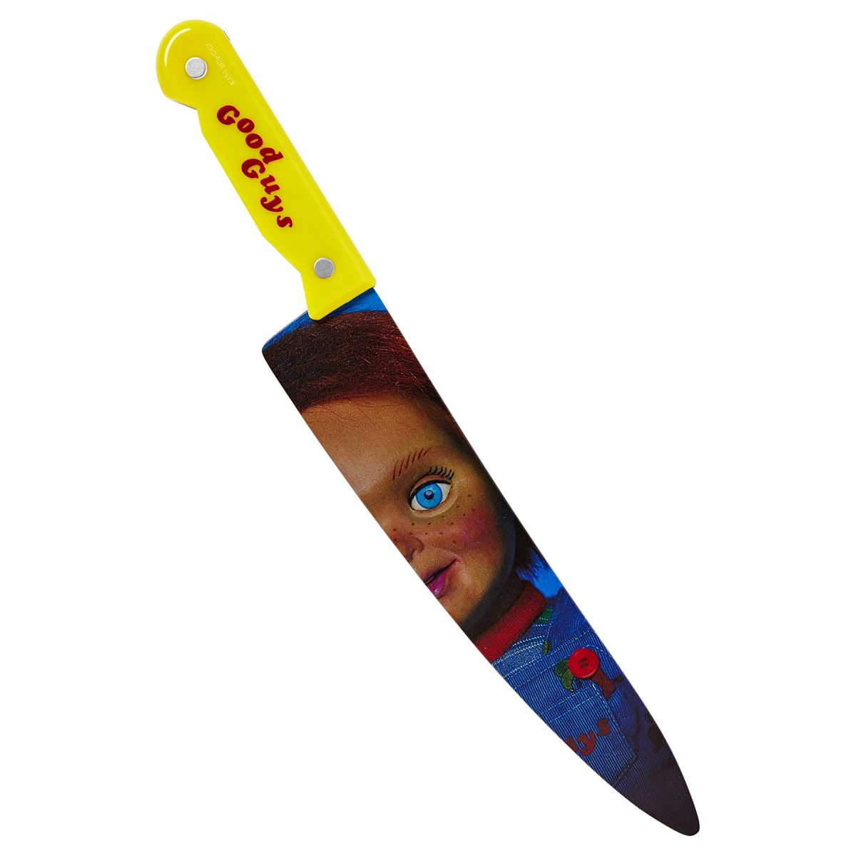 Chucky Graphic Knife BLACK AND YELLOW