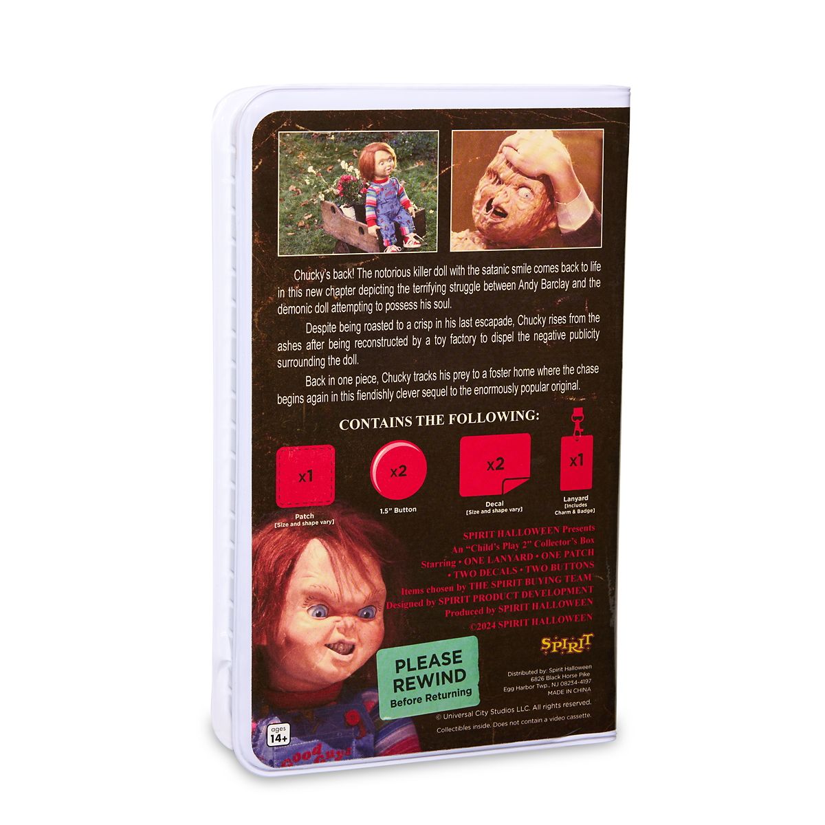 Chucky Video Collector Box BLUE/YELLOW