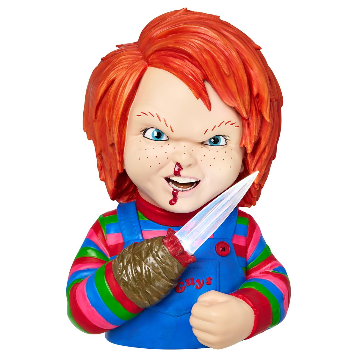 Chucky Bust Light-Up Statue MULTI-COLOR