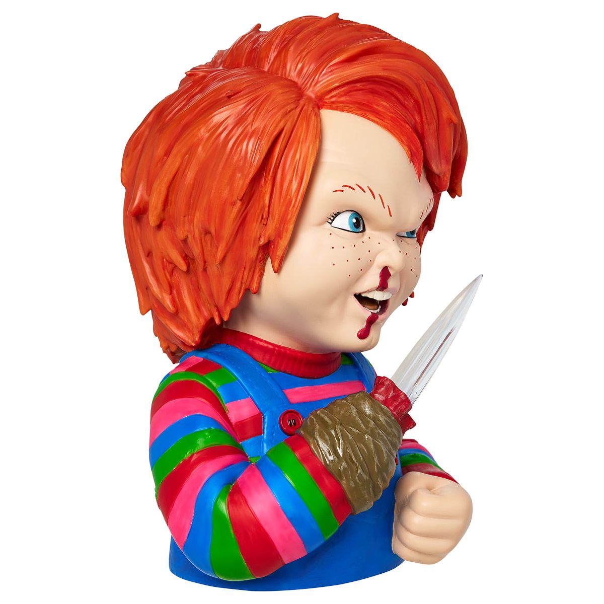 Chucky Bust Light-Up Statue MULTI-COLOR