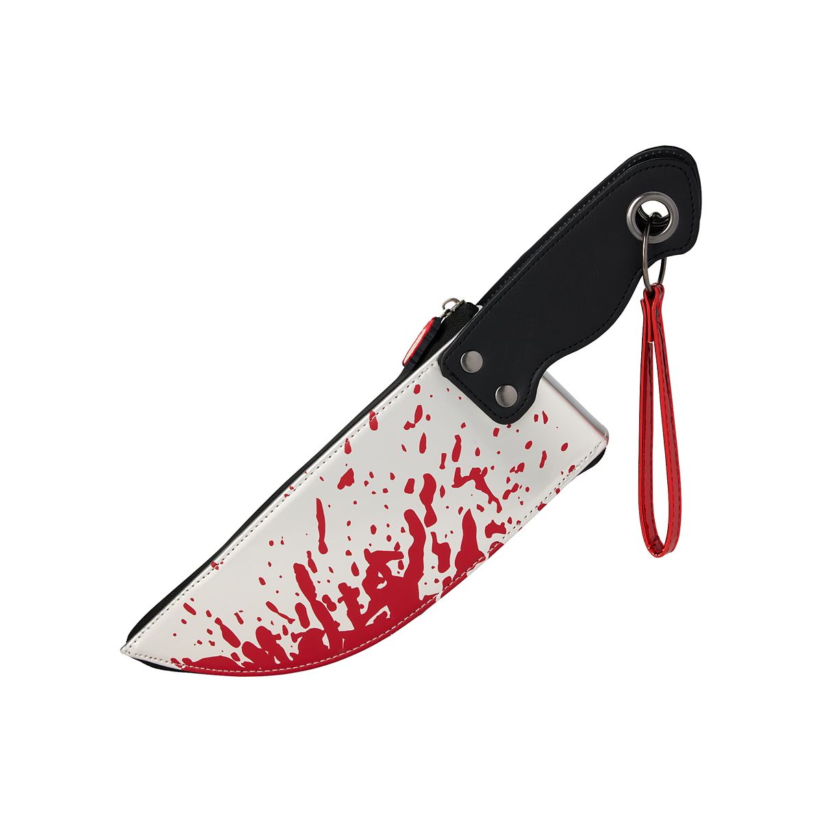 Chucky Bling Knife Wristlet Bag BLACK AND SILVER