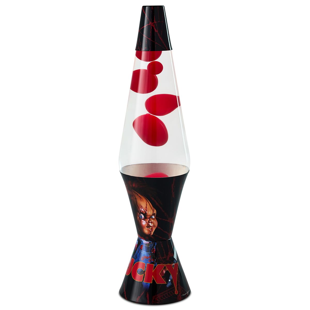Chucky 17 Inch Lava Lamp Red