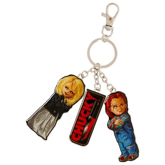 Chucky and Tiffany Keychain - Bride of Chucky MULTI-COLOR