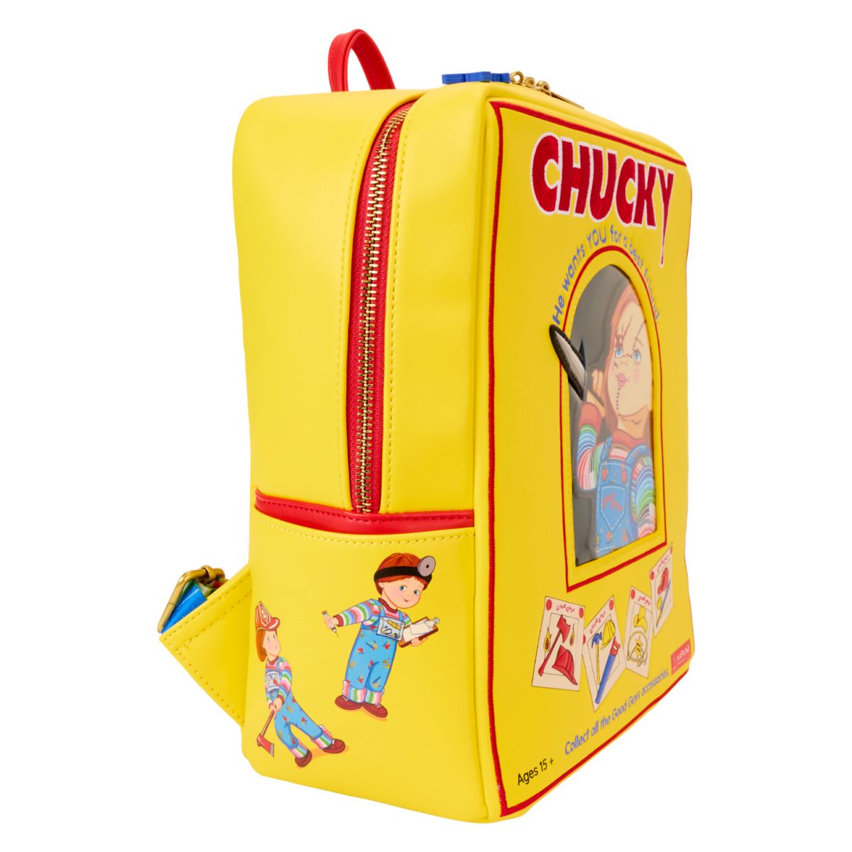 Loungefly Chucky Box Mini Backpack YELLOW