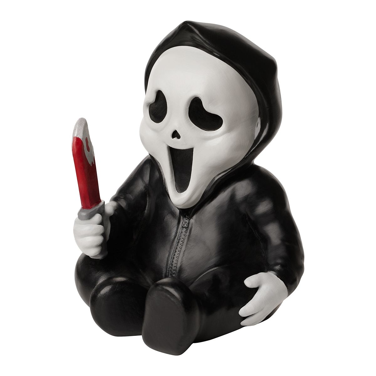 Ghost Face Mini Horror Babies ® Static Prop BLACK AND WHITE