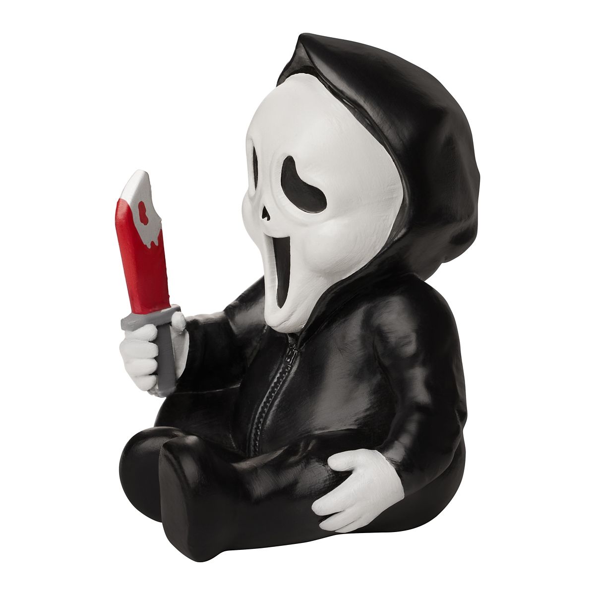 Ghost Face Mini Horror Babies ® Static Prop BLACK AND WHITE