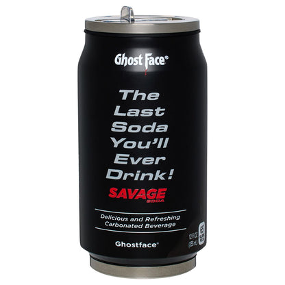 Ghost Face Savage Soda Reusable Can - 12 oz. MULTI-COLOR