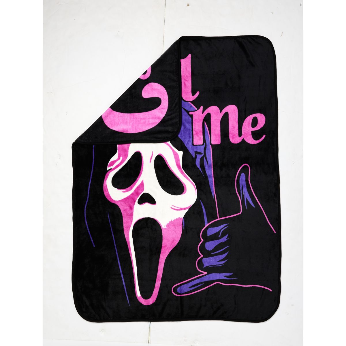 Call Me Double Sided Fleece Blanket - Ghost Face MULTI-COLOR