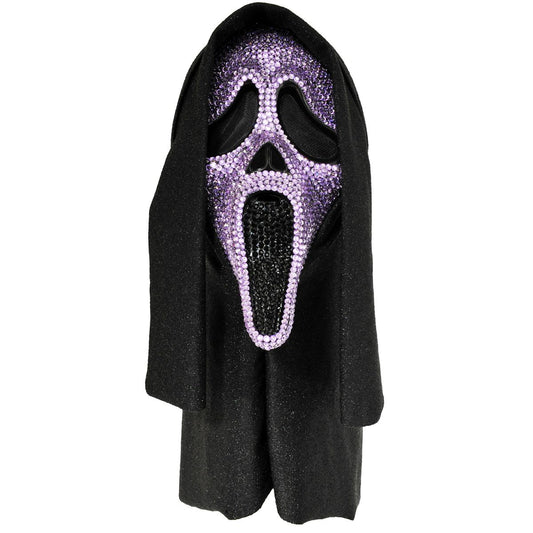 Ghost Face Purple Bling Mask PURPLE
