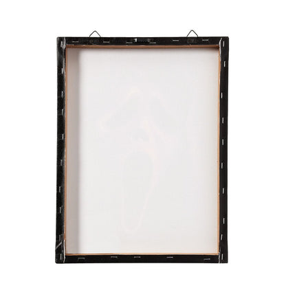Ghost Face Mask Canvas BLACK AND PURPLE