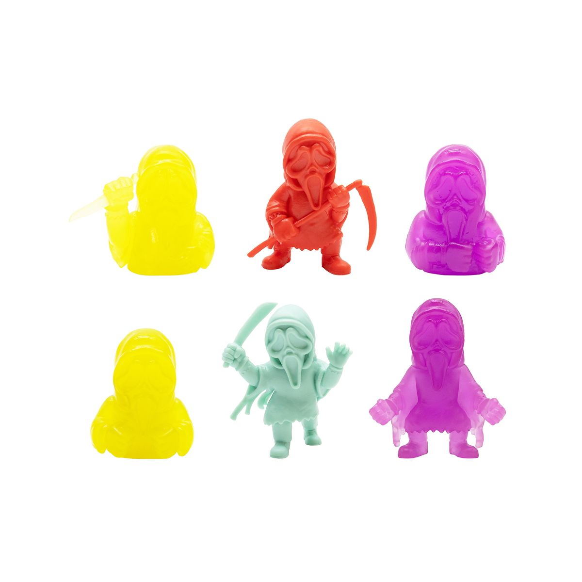 Multi-Pack Ghost Face Tiny Mights Mystery Figures - 3 Pack MULTI-COLOR