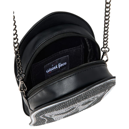 Ghost Face -  Bling Crossbody Bag BLACK AND WHITE