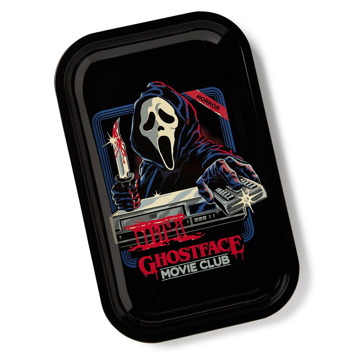 Ghost Face Movie Club Tray BLACK
