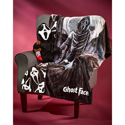Ghost Face Reversible Fleece Blanket MULTI-COLOR
