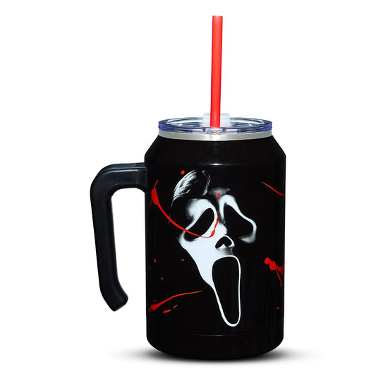 Ghost Face Cup with Straw - 30 oz. MULTI-COLOR