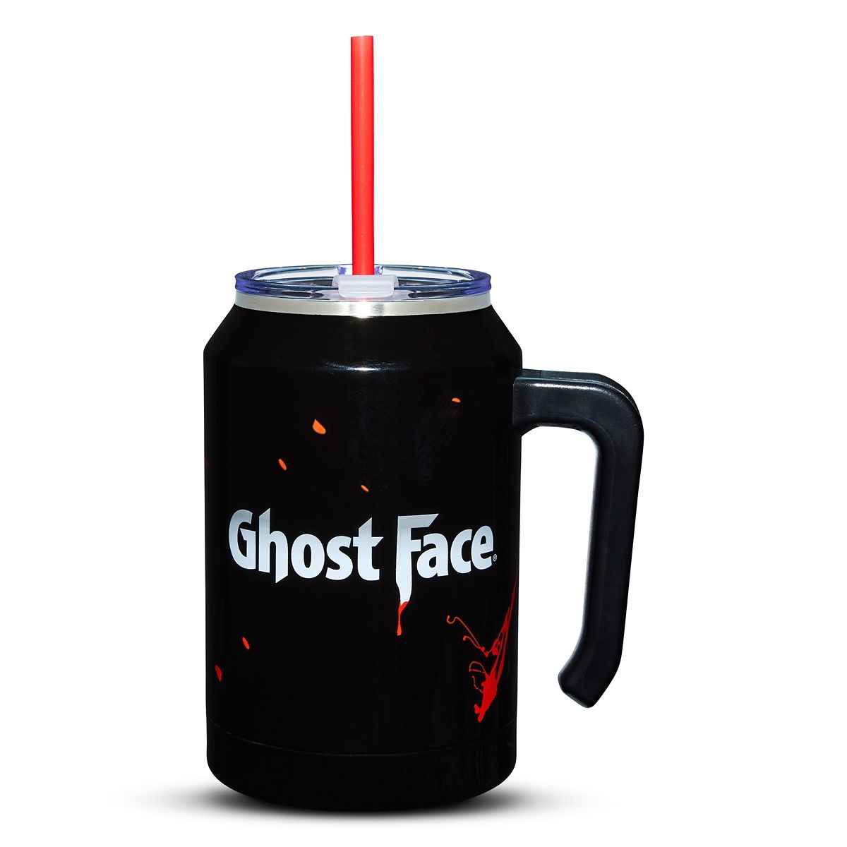 Ghost Face Cup with Straw - 30 oz. MULTI-COLOR