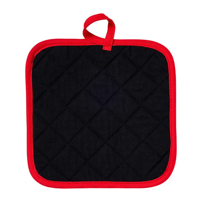 Ghost Face Oven Mitt and Pot Holder Set RED/WHITE/BLACK