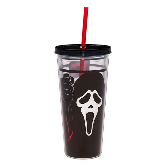 Ghost Face Killin' It Cup with Straw - 22 oz. BLACK