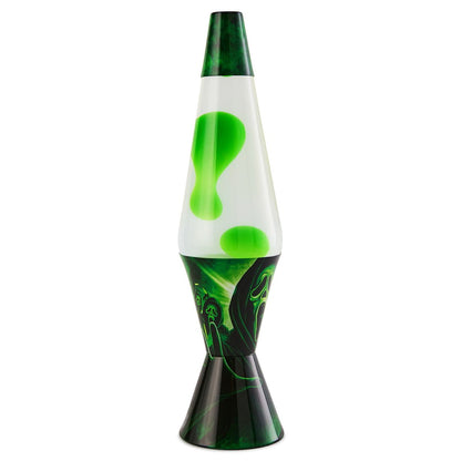 Ghost Face 17 Inch Lava Lamp Green BLACK AND GREEN