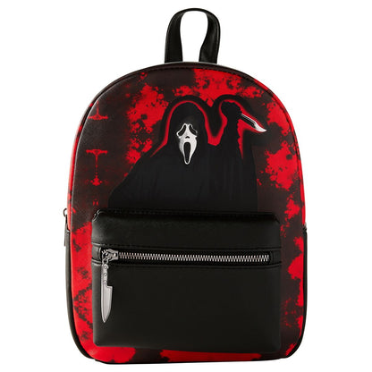Ghost Face Mini Backpack BLACK AND RED