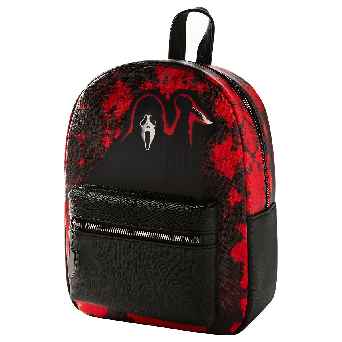 Ghost Face Mini Backpack BLACK AND RED
