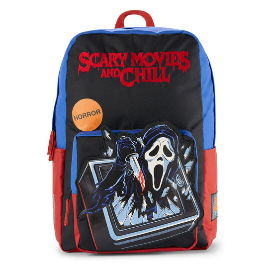 Ghost Face Scary Movies and Chill Backpack -  Steven Rhodes BLACK