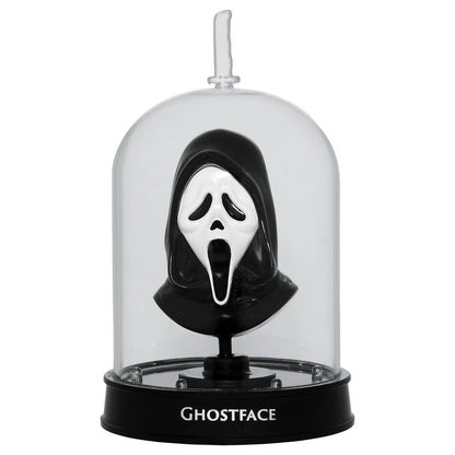 Ghost Face Light-Up Cloche BLACK AND PURPLE