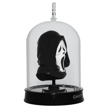 Ghost Face Light-Up Cloche BLACK AND PURPLE