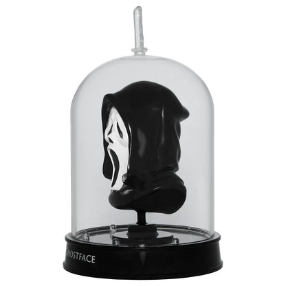Ghost Face Light-Up Cloche BLACK AND PURPLE