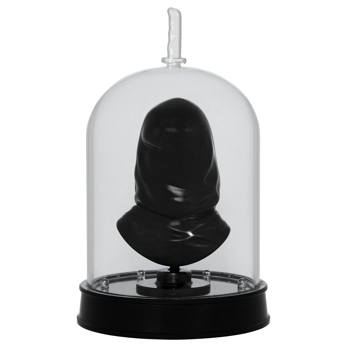 Ghost Face Light-Up Cloche BLACK AND PURPLE