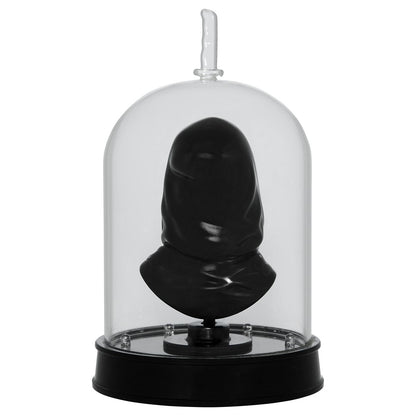 Ghost Face Light-Up Cloche BLACK AND PURPLE