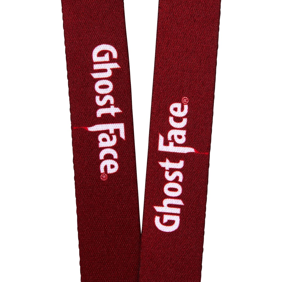 Ghost Face Lanyard BLACK AND RED