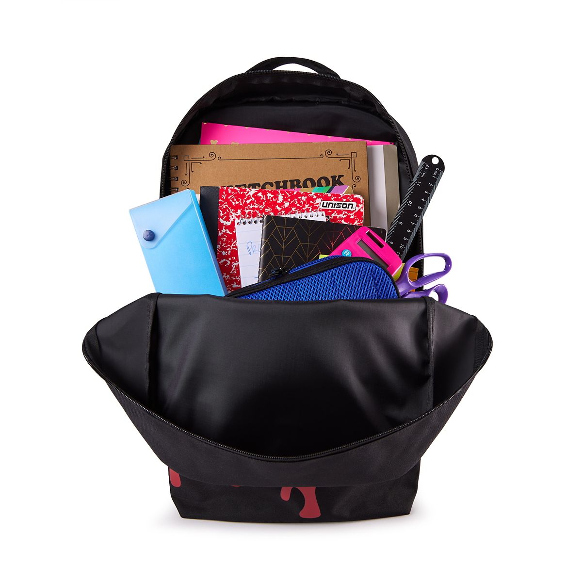 Ghost Face Lenticular Backpack BLACK