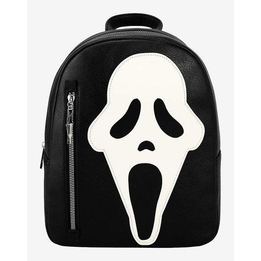 Glow in the Dark Ghost Face Mask Mini Backpack BLACK