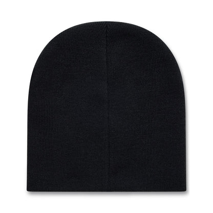 Ghost Face Rhinestone Beanie Hat BLACK